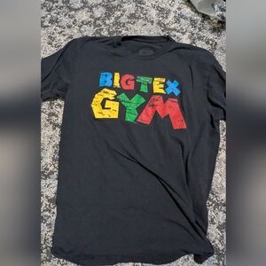 Big Tex Gym Mario Themed T-shirt - L - Austin, Tx
